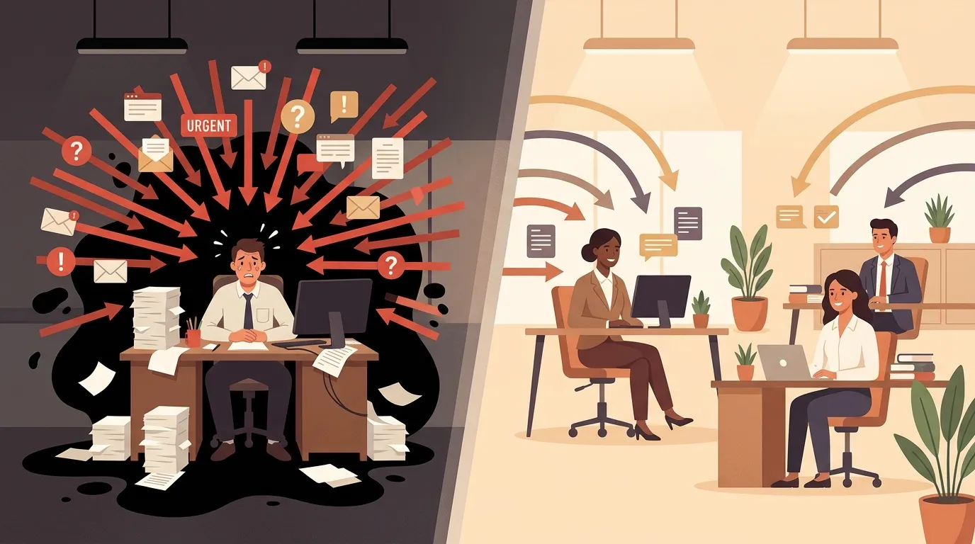 Routing Everything Through Your Best Expert Made Them a Bottleneck: Restructuring Development Workflows